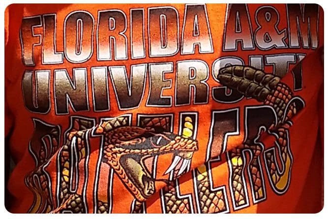 Florida A and M University Battle Shirt Close Up Copy